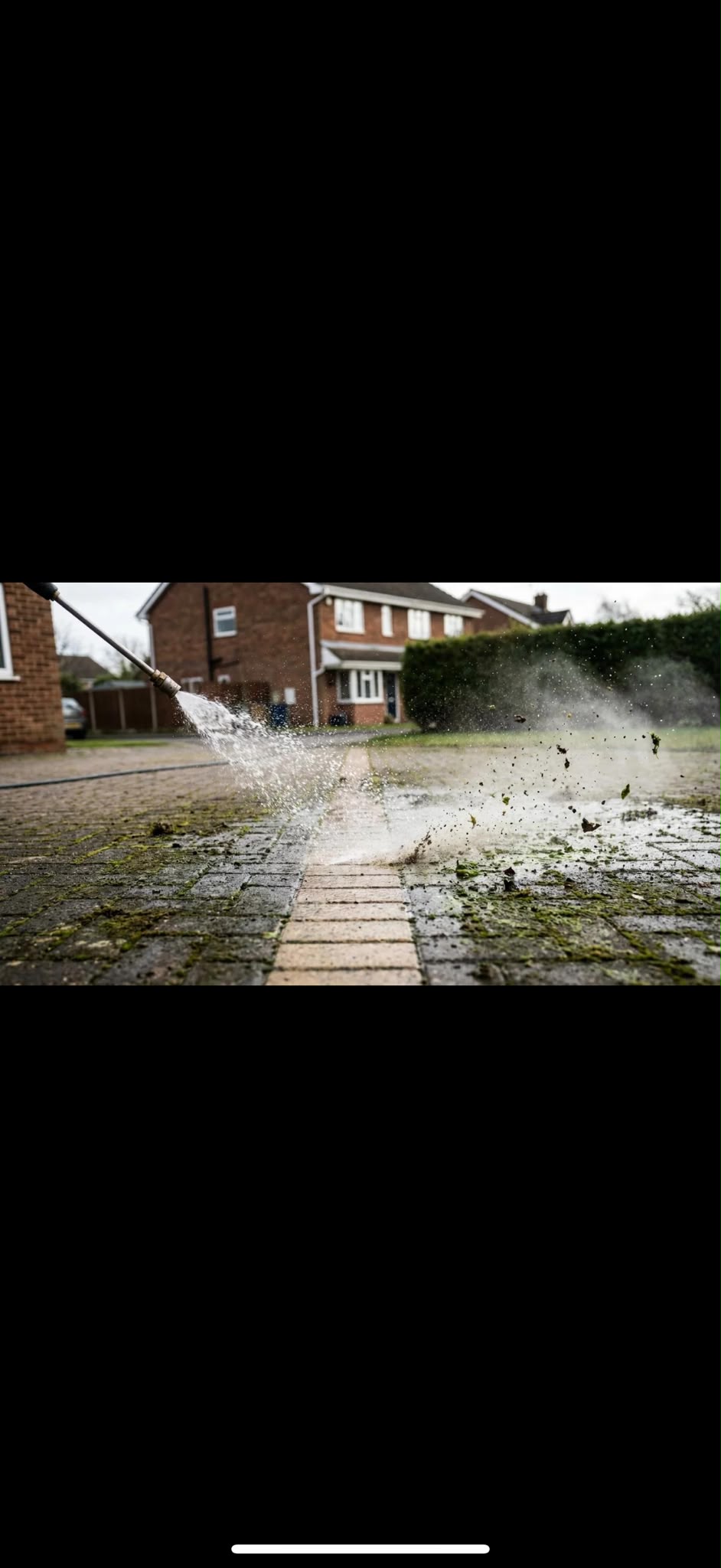 Exterior driveway, roof or patio cleaning, project image 2