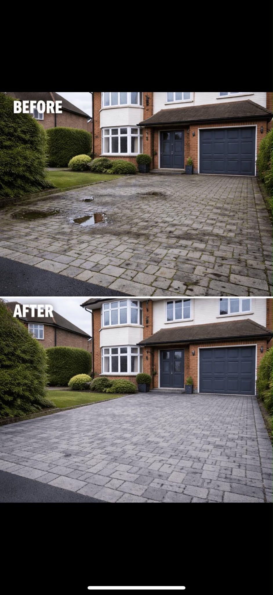 A clean and well-kept home exterior